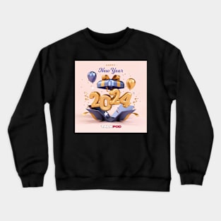 TALKPOD HAPPY NEW YEAR Crewneck Sweatshirt